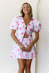 Seabreeze Meadow Skirt Pink
