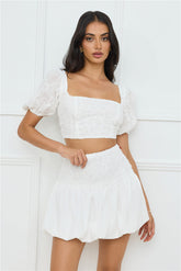 Tangerine Tease Set White