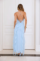 Station Of Luxe Midi Dress Blue