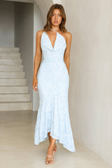 Pretty Haze Maxi Dress Blue