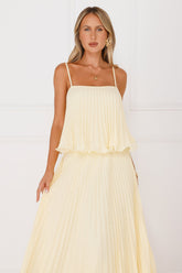 Real Deal Crop Top Yellow