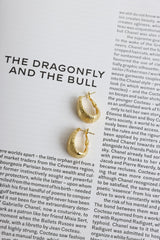 Power Moves Earrings Gold