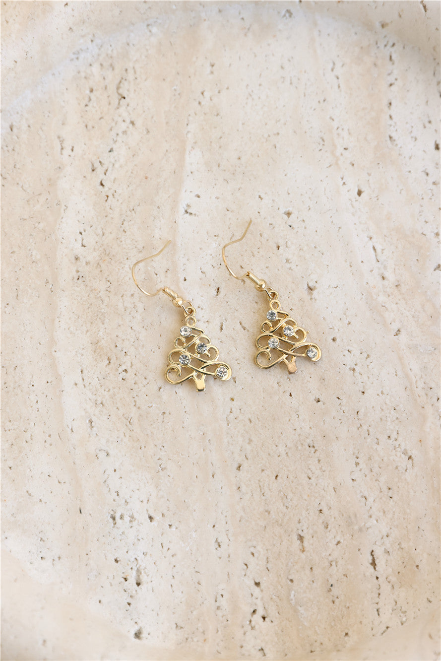 Twinkle Time Earrings Gold