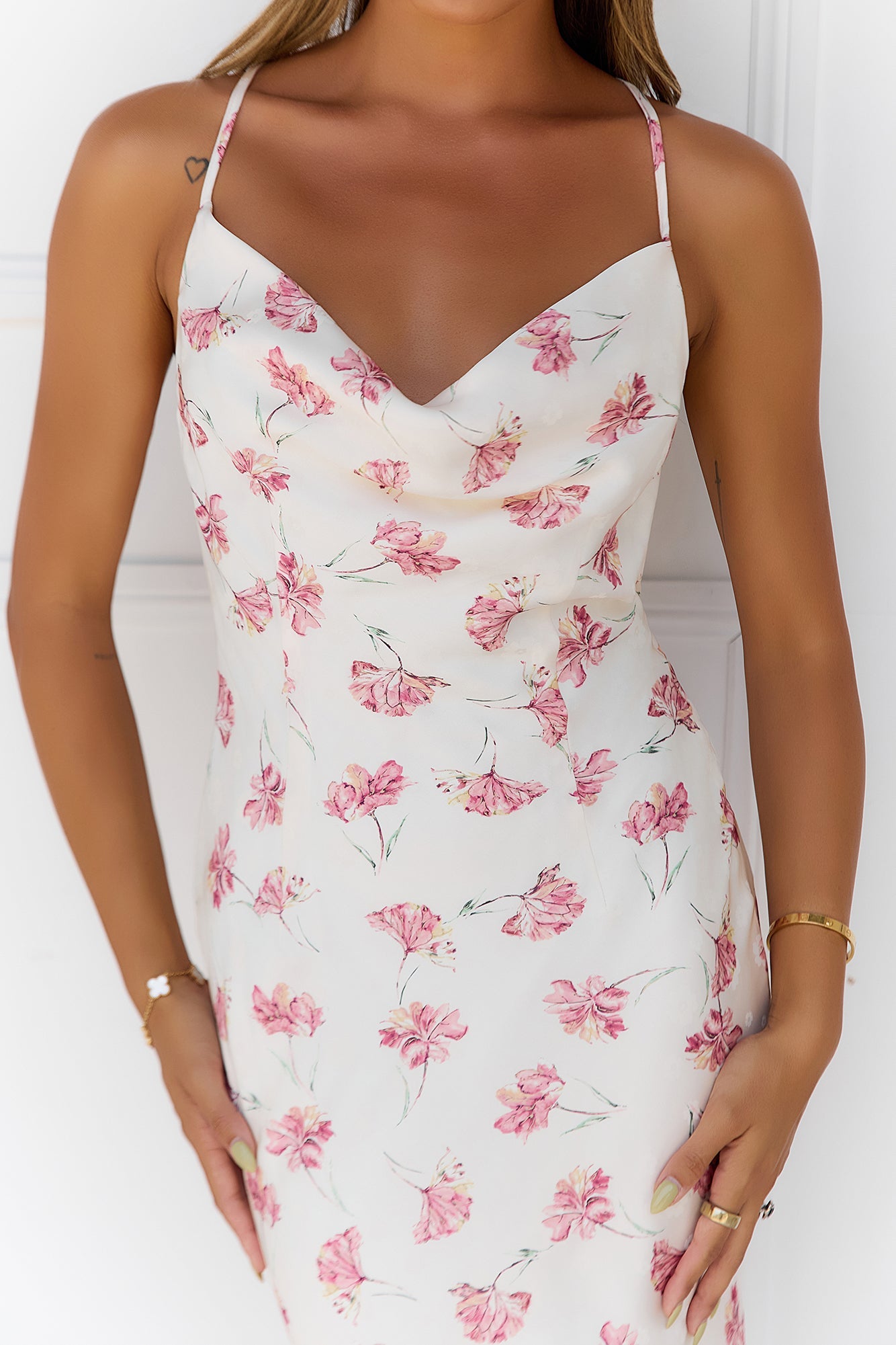 Simple Beauty Maxi Dress Floral