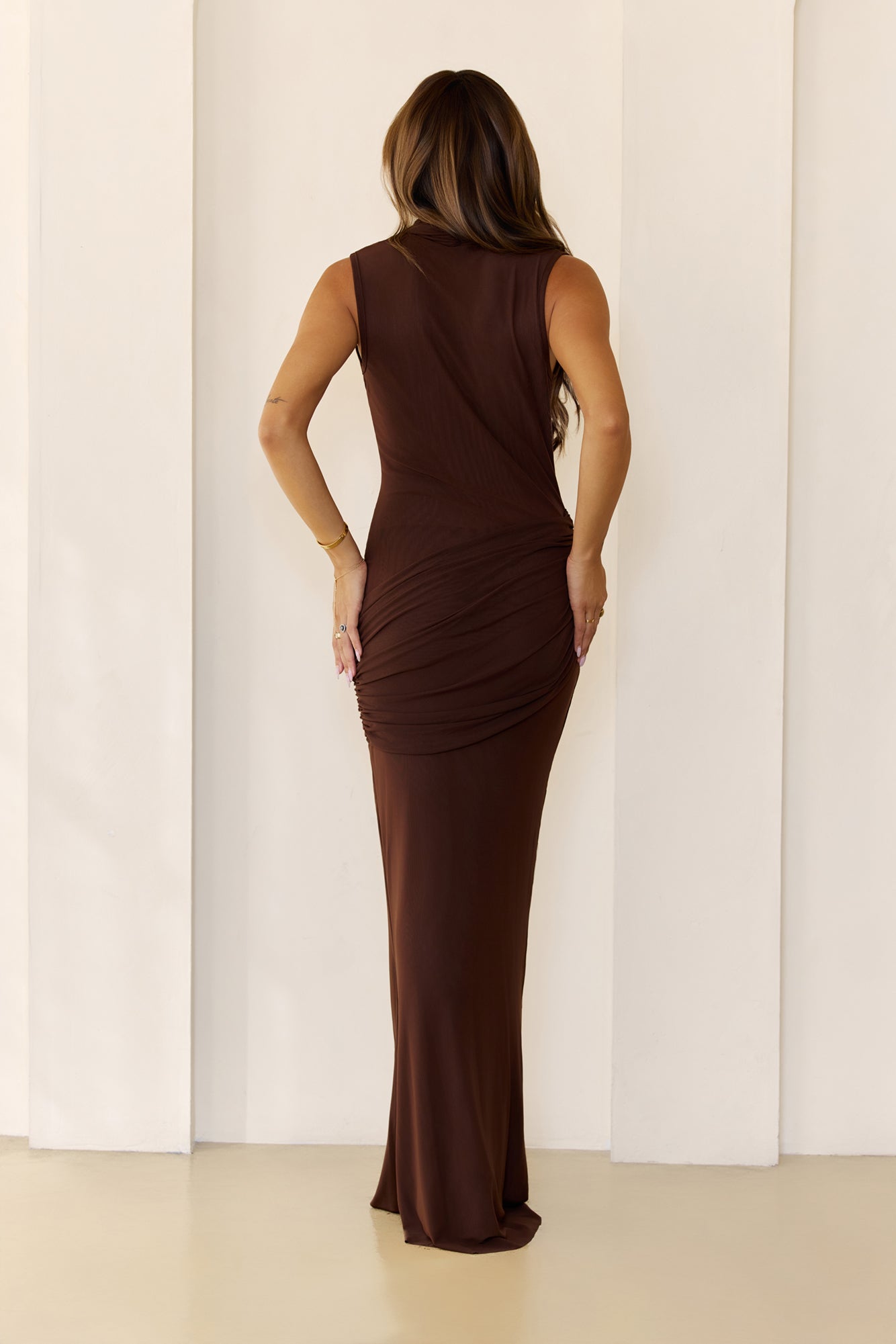 Vanity Nights Maxi Dress Chocolate