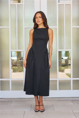 Style Spectacular Midi Dress Black