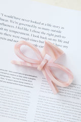 Pretty Bow Claw Clip Purple