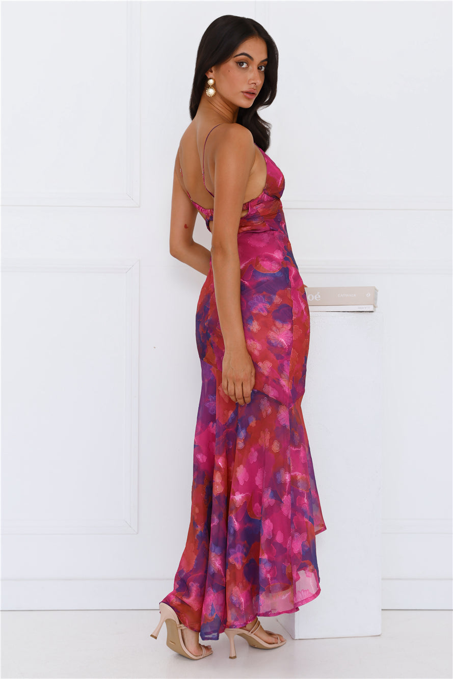 Pretty Aesthetics Maxi Dress Purple