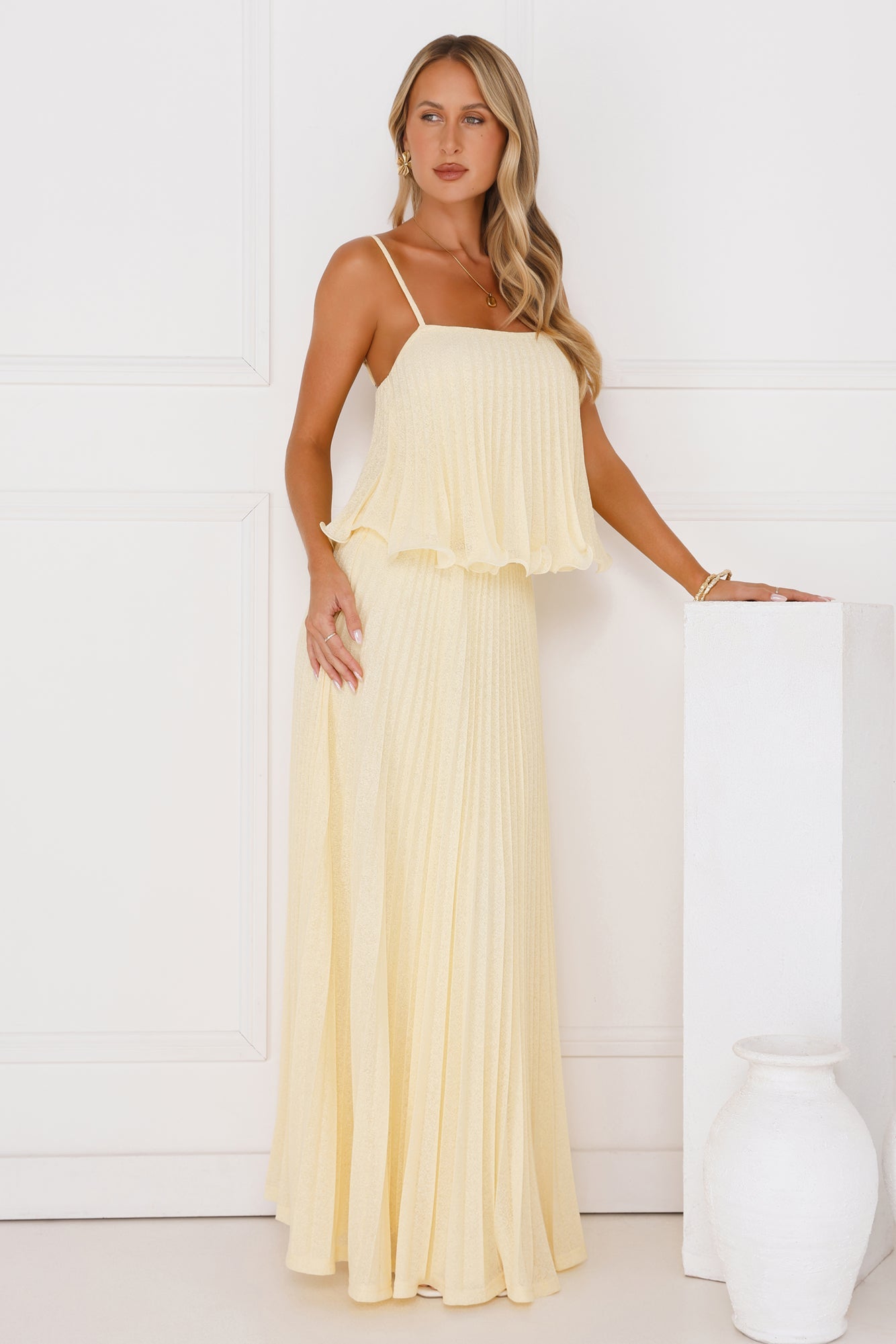 Real Deal Crop Top Yellow