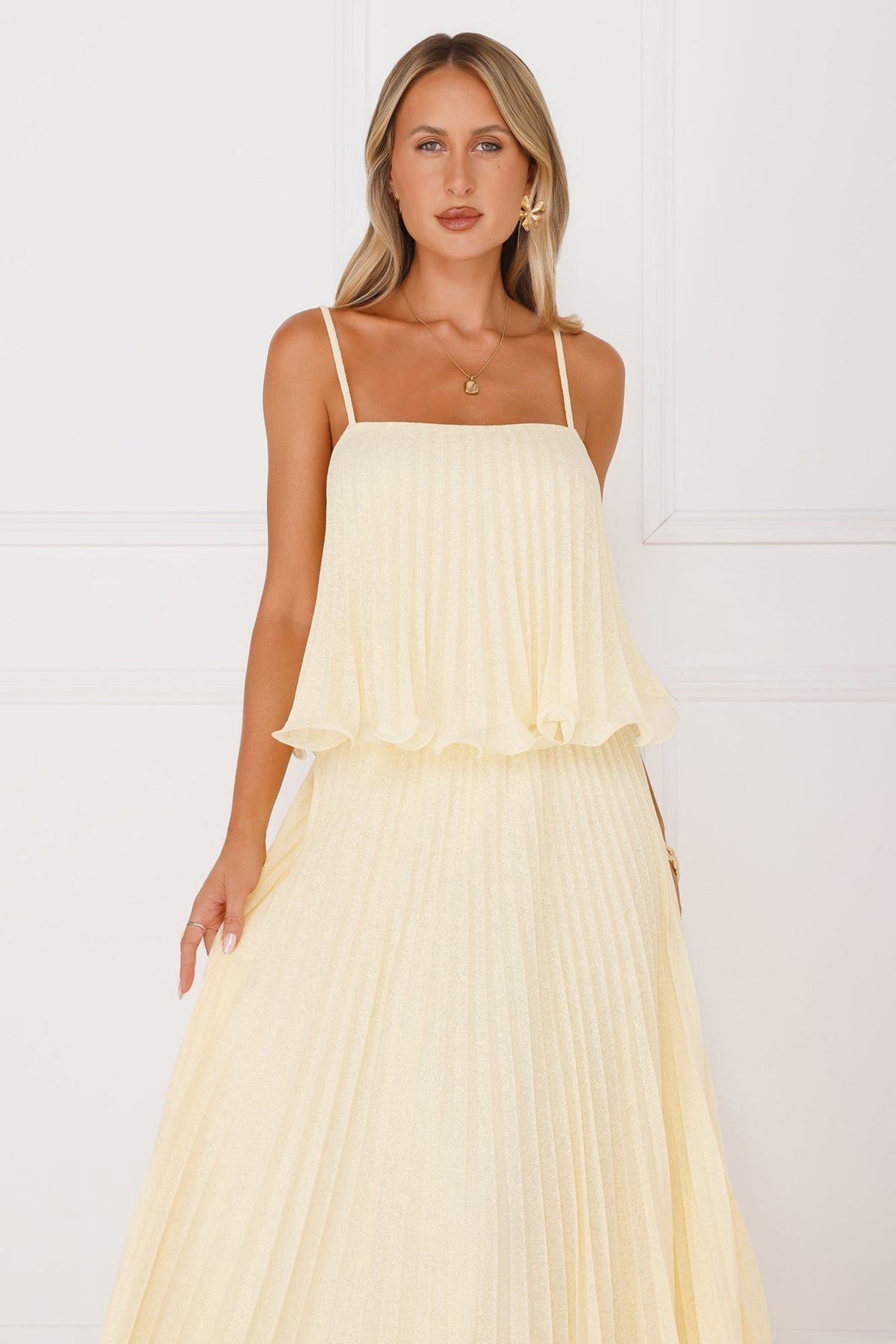 Real Deal Crop Top Yellow