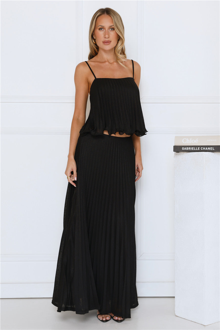 Real Deal Maxi Skirt Black