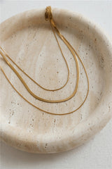 Simple Things Necklace Gold