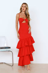 Soulmates Soirée Maxi Dress Red