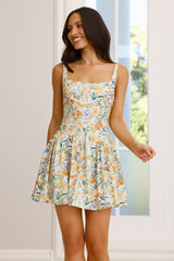 Pretty In Posies Mini Dress Print