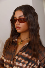 The Kylie Sunglasses Honey Tort Caramel