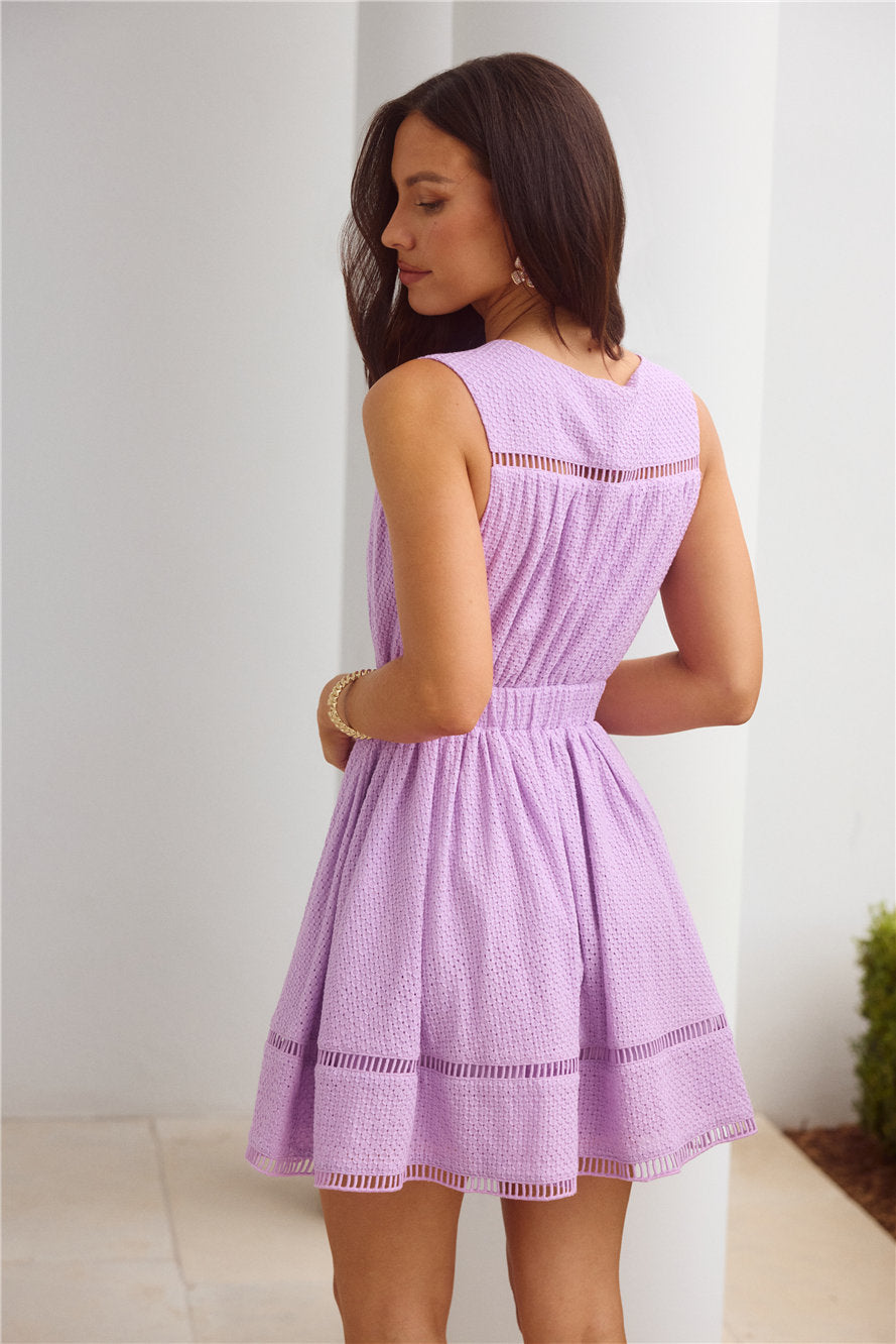 Style Over Status Mini Dress Lilac