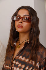 The Kylie Sunglasses Honey Tort Caramel