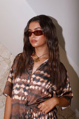 The Kylie Sunglasses Honey Tort Caramel