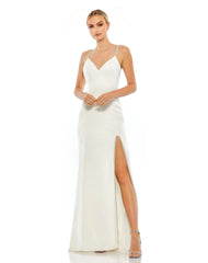 Sweetheart Evening Gown w/ Rhinestone Accents